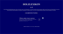 Desktop Screenshot of holzlexikon.de
